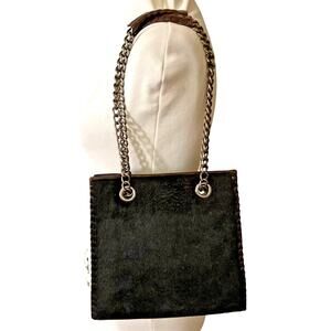 Brown Pony Hair, Chain Bag Designer Principessa, Adriana wore in Sopranos S5Ep12